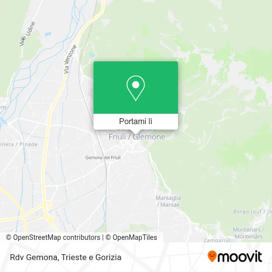 Mappa Rdv Gemona