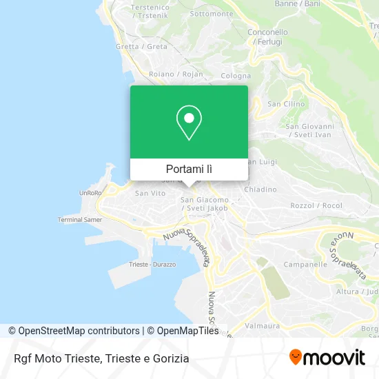 Mappa Rgf Moto Trieste