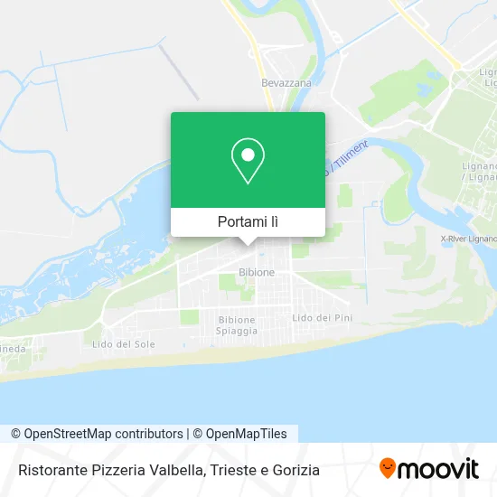 Mappa Ristorante Pizzeria Valbella