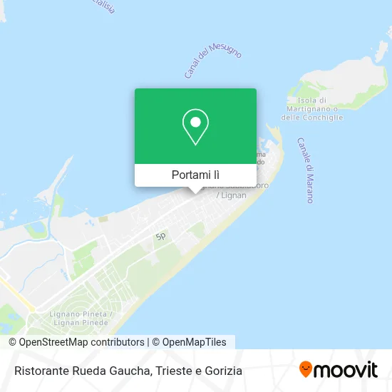 Mappa Ristorante Rueda Gaucha