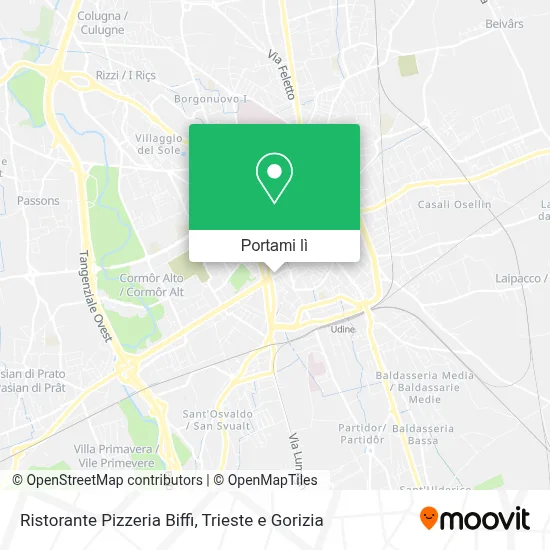 Mappa Ristorante Pizzeria Biffi
