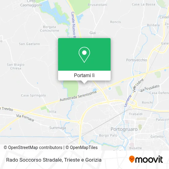 Mappa Rado Soccorso Stradale