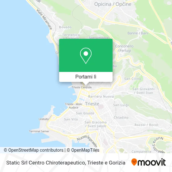 Mappa Static Srl Centro Chiroterapeutico