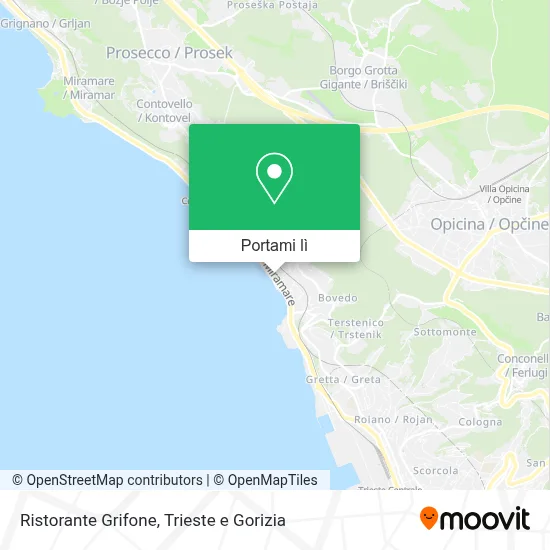 Mappa Ristorante Grifone