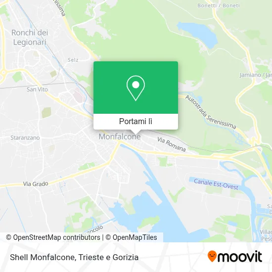 Mappa Shell Monfalcone