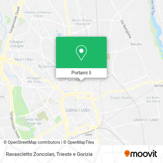 Mappa Ravascletto Zoncolan