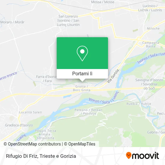 Mappa Rifugio Di Friz