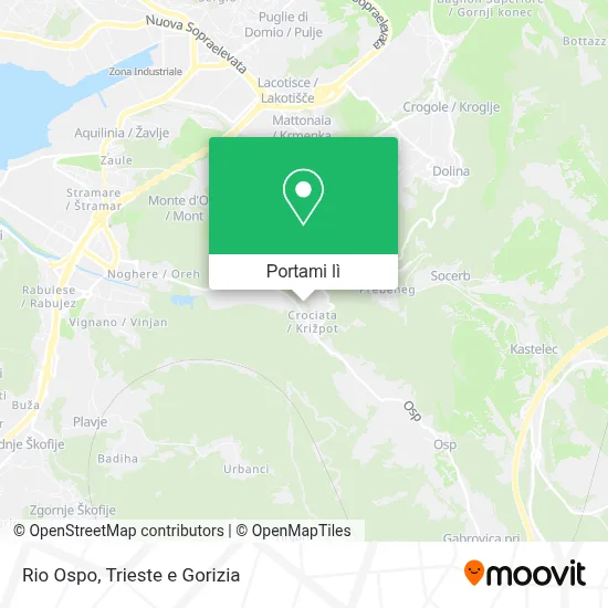 Mappa Rio Ospo