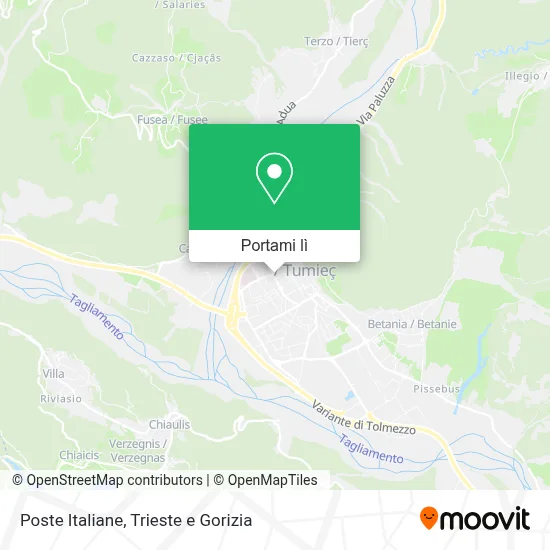 Mappa Poste Italiane