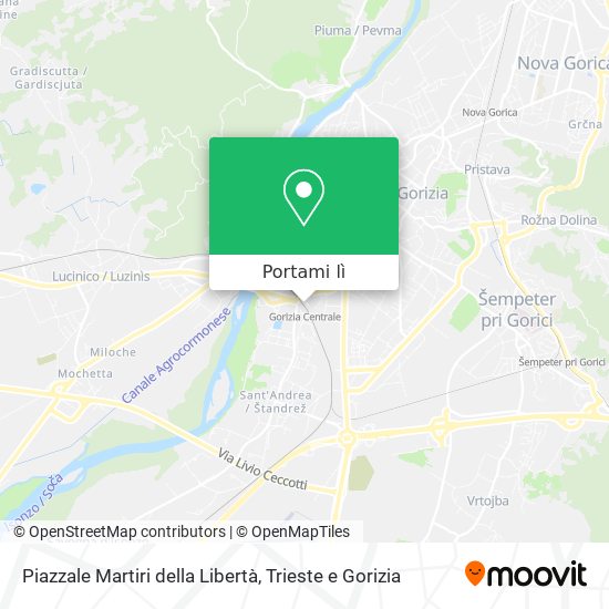 Mappa Piazzale Martiri della Libertà