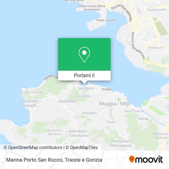 Mappa Marina Porto San Rocco