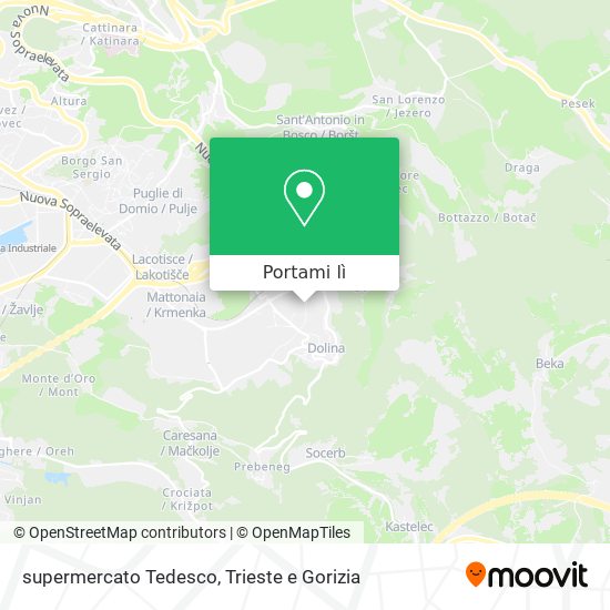 Mappa supermercato Tedesco