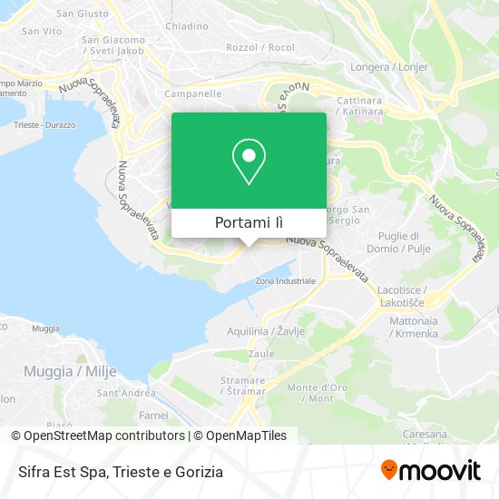 Mappa Sifra Est Spa