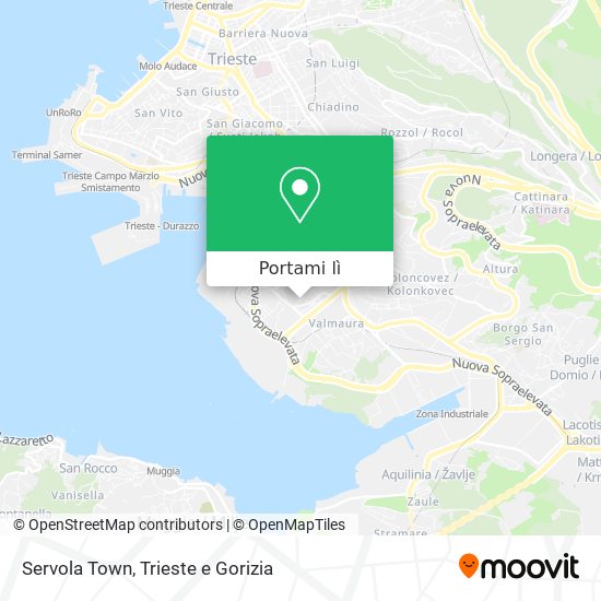 Mappa Servola Town