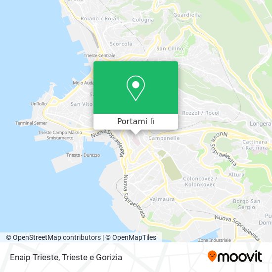 Mappa Enaip Trieste