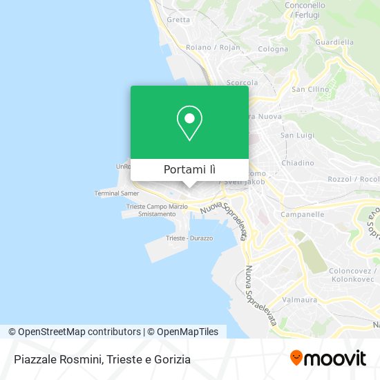 Mappa Piazzale Rosmini