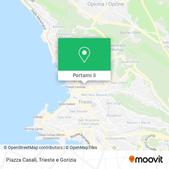 Mappa Piazza Casali