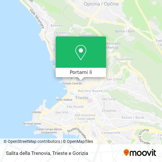Mappa Salita della Trenovia
