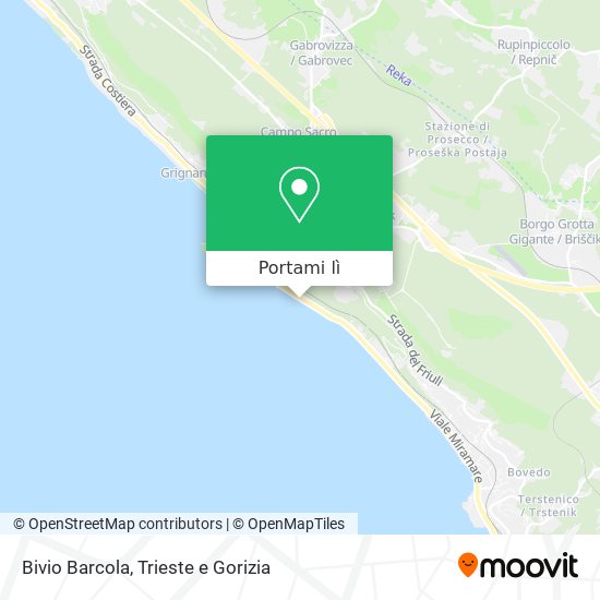 Mappa Bivio Barcola