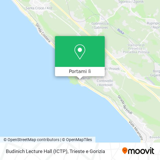 Mappa Budinich Lecture Hall (ICTP)