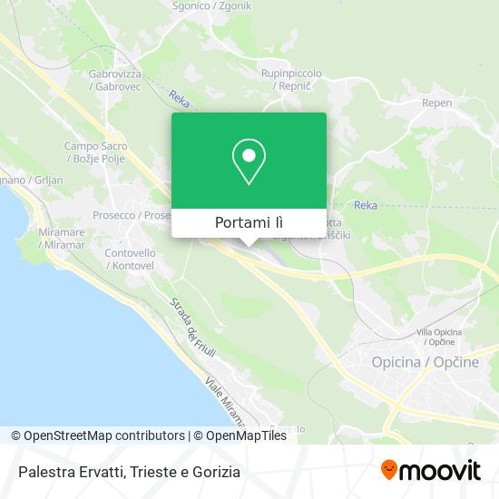 Mappa Palestra Ervatti