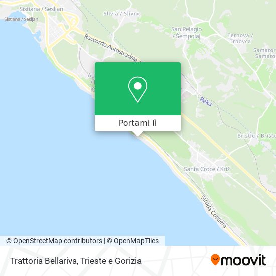 Mappa Trattoria Bellariva