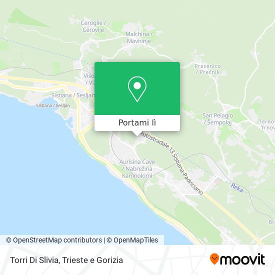 Mappa Torri Di Slivia