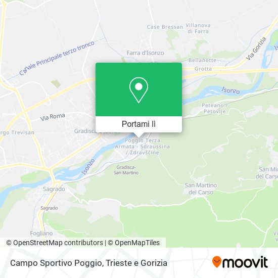 Mappa Campo Sportivo Poggio