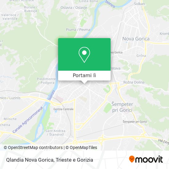 Mappa Qlandia Nova Gorica