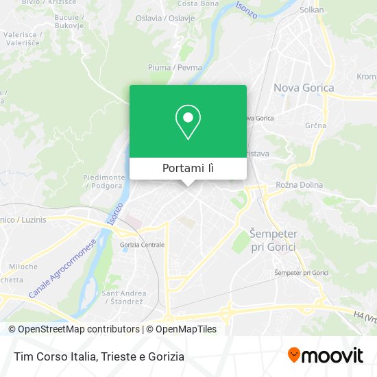 Mappa Tim Corso Italia