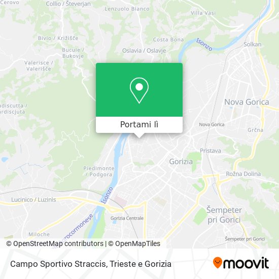 Mappa Campo Sportivo Straccis