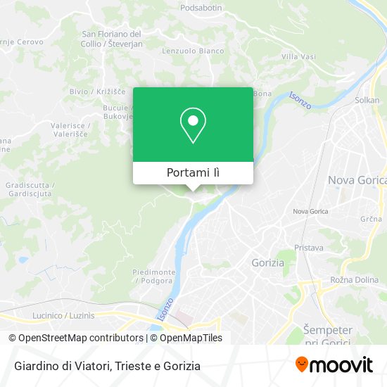 Mappa Giardino di Viatori