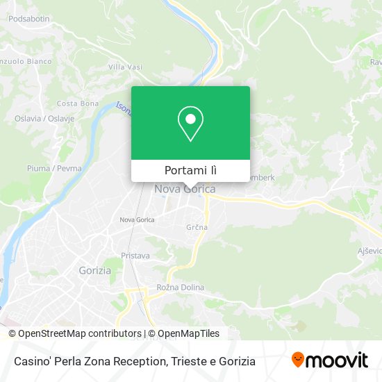 Mappa Casino' Perla Zona Reception