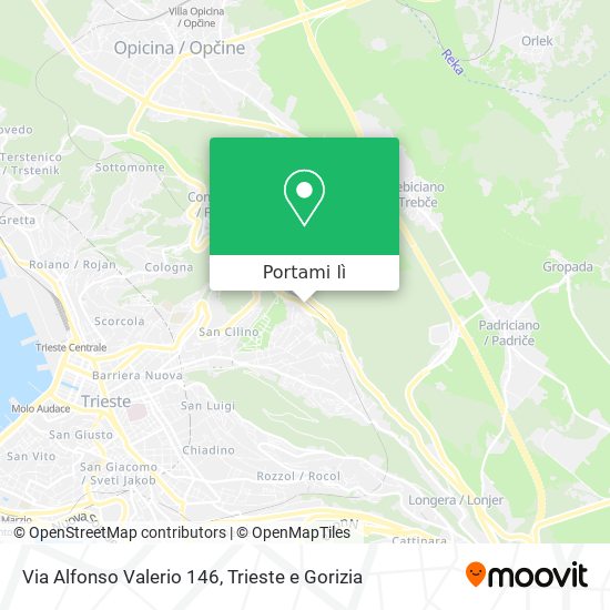 Mappa Via Alfonso Valerio 146
