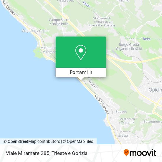 Mappa Viale Miramare 285