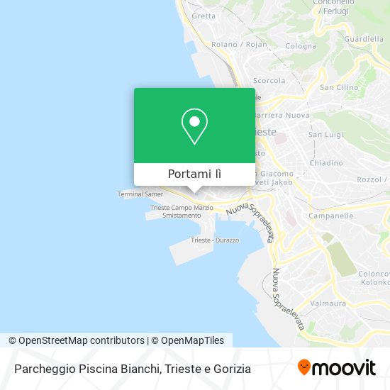Mappa Parcheggio Piscina Bianchi