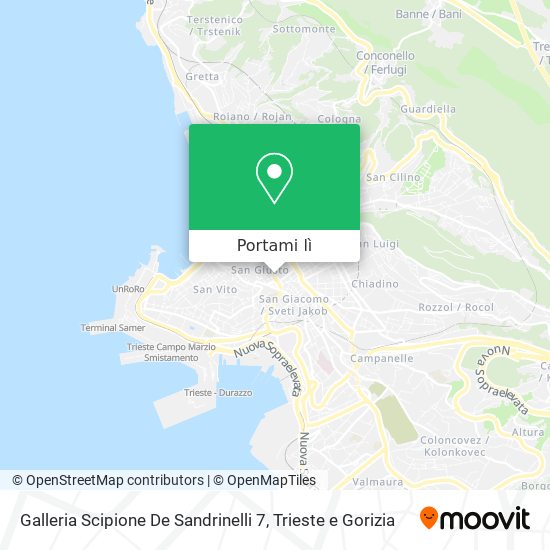 Mappa Galleria Scipione De Sandrinelli 7