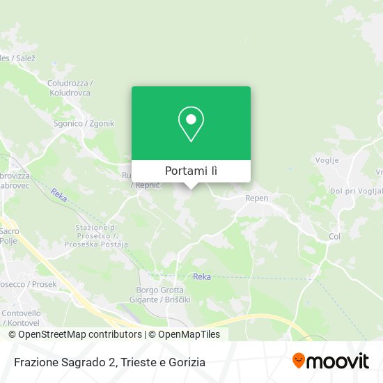 Mappa Frazione Sagrado 2