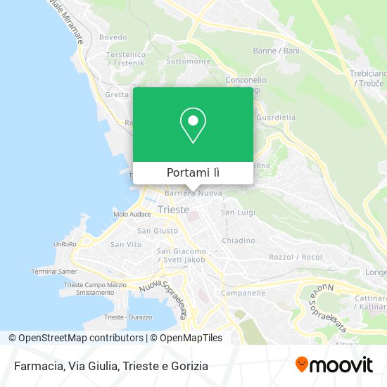 Mappa Farmacia, Via Giulia