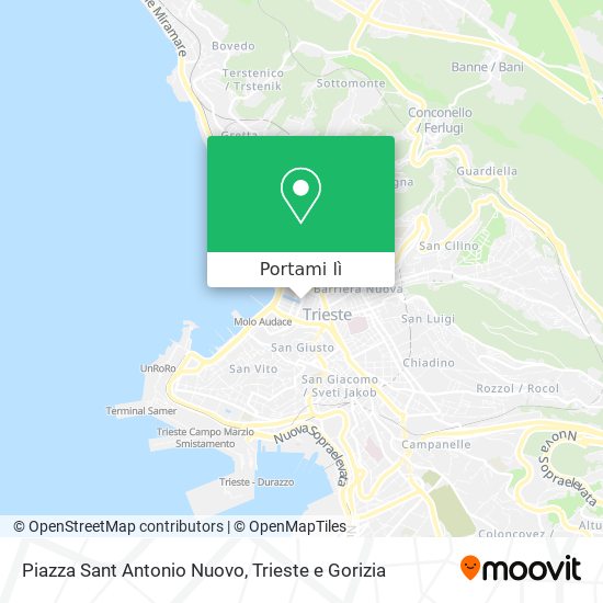 Mappa Piazza Sant Antonio Nuovo