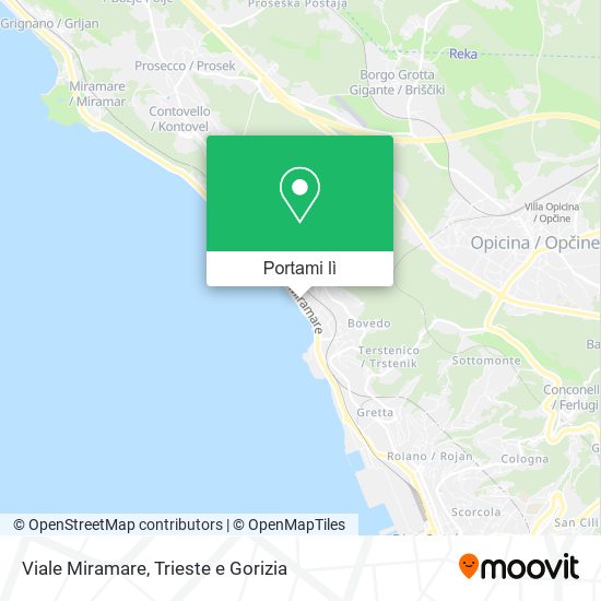 Mappa Viale Miramare