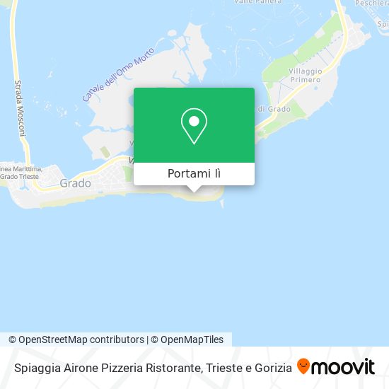 Mappa Spiaggia Airone Pizzeria Ristorante