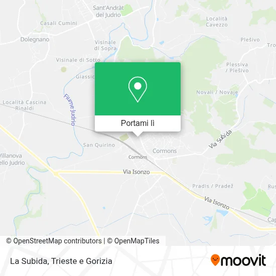 Mappa La Subida