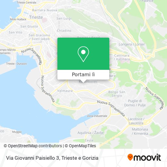 Mappa Via Giovanni Paisiello  3