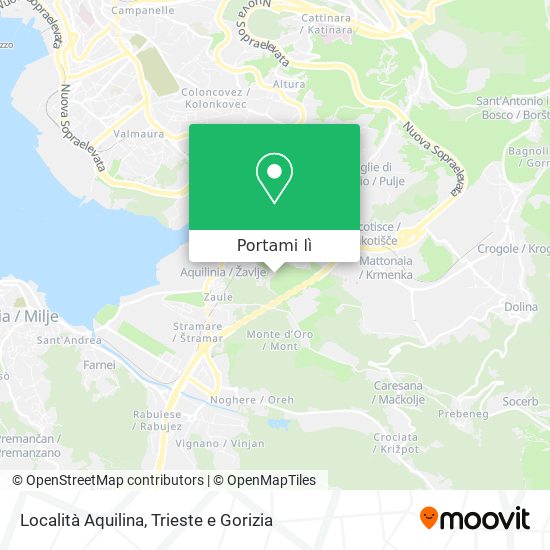 Mappa Località Aquilina