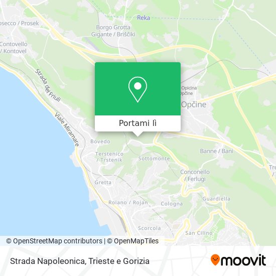 Mappa Strada Napoleonica