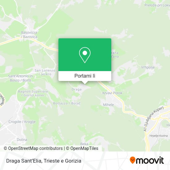 Mappa Draga Sant’Elia