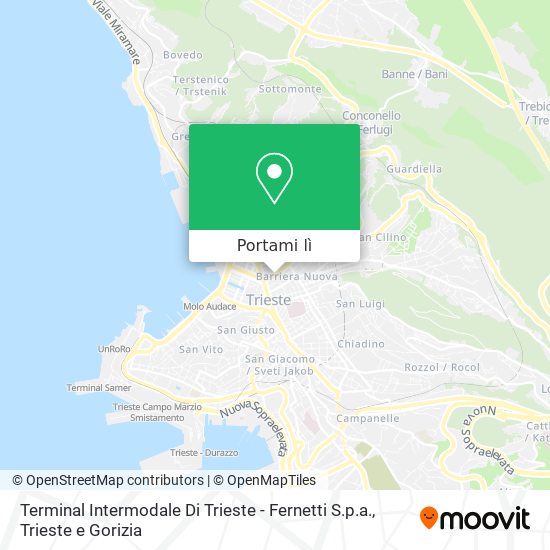 Mappa Terminal Intermodale Di Trieste - Fernetti S.p.a.