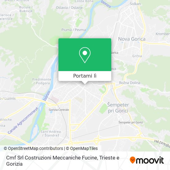 Mappa Cmf Srl Costruzioni Meccaniche Fucine