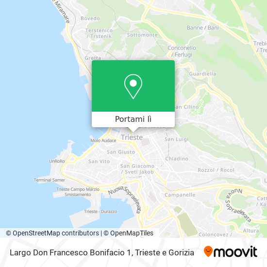 Mappa Largo Don Francesco Bonifacio  1